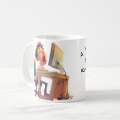 コーヒーちょうだい！ メンズ コーヒーマグカップ (正面左)