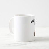 コーヒーでおなかにガスのようなものが出る 面白い コーヒー マグ (正面左)