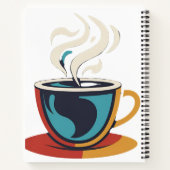 コーヒーでの街のアラート ノートブック (裏面)