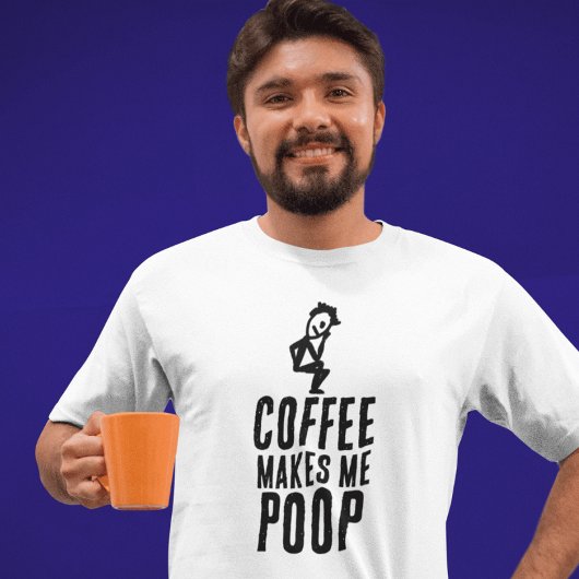 コーヒーでウンチパパTシャツ Tシャツ