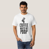 コーヒーでウンチTシャツ Tシャツ (正面フル)