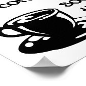 コーヒーでポスターを作おもしろいる ポスター (角)