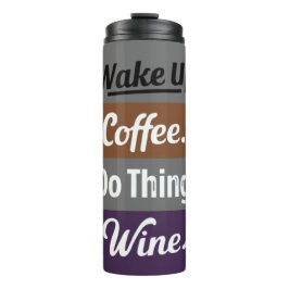 コーヒーでワインを飲む タンブラー