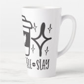 コーヒーで一日を過ごす カフェラテマグ (右)