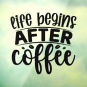 コーヒーで人生は始まる ウィンドウサイン (シート3)