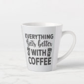 コーヒーで何でも良くなる カフェラテマグ (右)