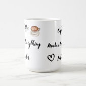 コーヒーで何もかも上手に コーヒーマグカップ (中央)