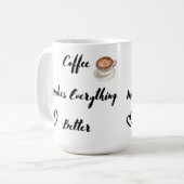 コーヒーで何もかも上手に コーヒーマグカップ (正面左)