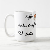 コーヒーで何もかも上手に コーヒーマグカップ (左)