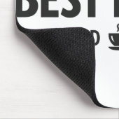 コーヒーで働く最高の看護師 マウスパッド (コーナー)
