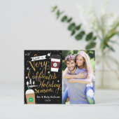 コーヒーで元気に休暇シーズンを！ フォトカード シーズンポストカード (スタンド正面)