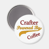 コーヒーで動くクラフター マグネット (正面/裏面)