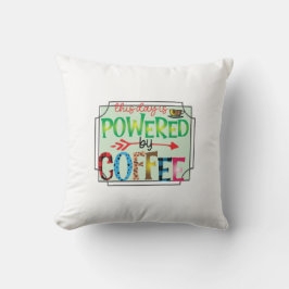 コーヒーで動くコーヒーアート2 クッション