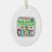 コーヒーで動くコーヒーアート2 セラミックオーナメント (右)