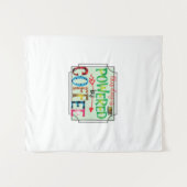 コーヒーで動くコーヒーアート2 タペストリー (正面(横))