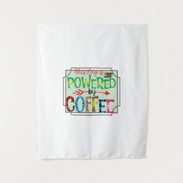 コーヒーで動くコーヒーアート2 タペストリー