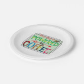 コーヒーで動くコーヒーアート2 ペーパープレート (アングル)