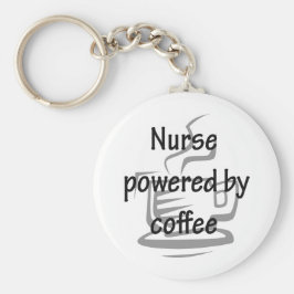 コーヒーで動くナース キーホルダー