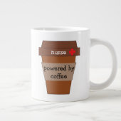 コーヒーで動くナース ジャンボコーヒーマグカップ (右)