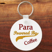 コーヒーで動くパラ キーホルダー (正面)