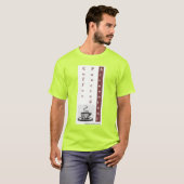 「コーヒーで動く会計士」メンズトップ Tシャツ (正面フル)