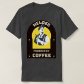 コーヒーで動く溶接機 Tシャツ (デザイン正面)