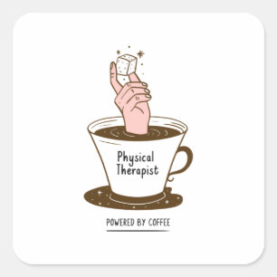 コーヒーで動く物理的セラピスト スクエアシール