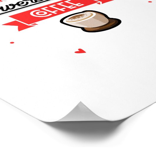 コーヒーで動く物理的セラピスト ポスター (角)