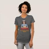 コーヒーで動く看護師Tシャツ Tシャツ (正面フル)