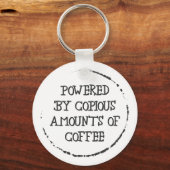 コーヒーで動く キーホルダー (正面)