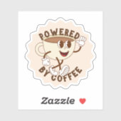 コーヒーで動く シール (シート)