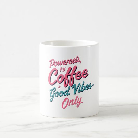 コーヒーで動く – 良い気分マグカップ コーヒーマグカップ (中央)