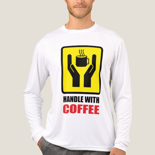 コーヒーで取扱注意 トライブレンドＴシャツ (正面)