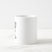 コーヒーで合法的に気が狂う コーヒーマグカップ (中央)