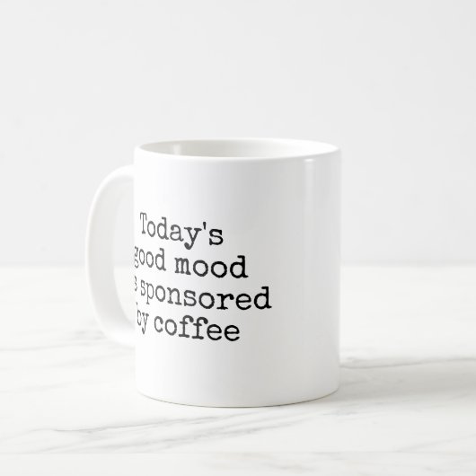 コーヒーで女の子を刺す コーヒーマグカップ (正面左)