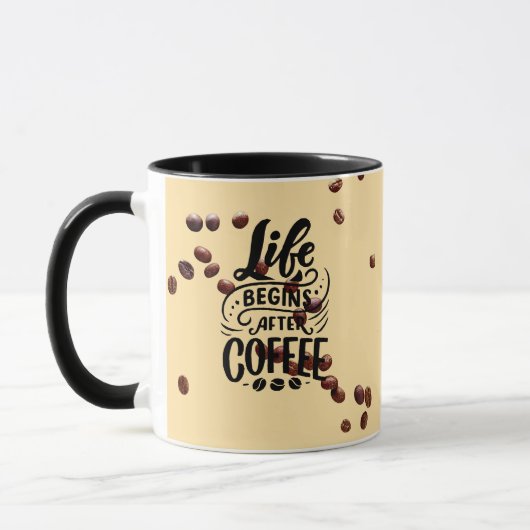 コーヒーで始まる最高の朝 マグカップ (左)