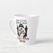 コーヒーで始まる美しい朝。 カフェラテマグ (左アングル)