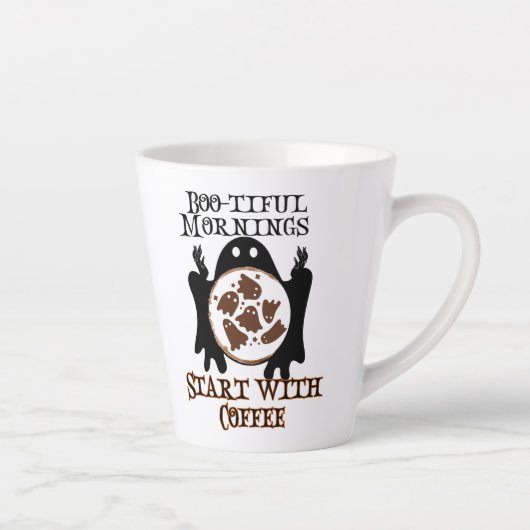 コーヒーで始まる美しい朝。 カフェラテマグ (右)