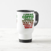 コーヒーで幸せトリック 面白いコーヒーマグ トラベルマグ (正面右)