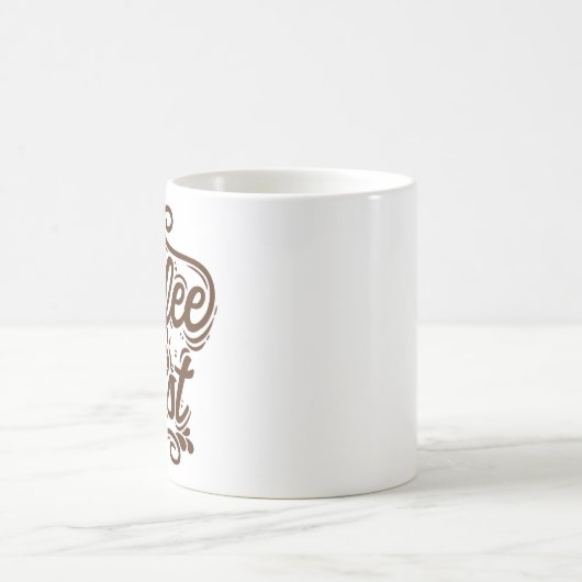 コーヒーで我々は信頼する コーヒーマグカップ (中央)