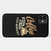 コーヒーで殺意が薄れる Case-Mate iPhoneケース (裏面(横))