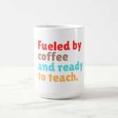 コーヒーで活力注入!先生だって教える準備万端 - コーヒーマグカップ (中央)
