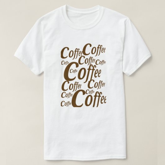 コーヒーで活力注入 – 朝のモチベーション Tシャツ (デザイン正面)
