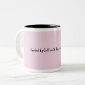 コーヒーで燃料を供給… ツートーンマグカップ (正面左)