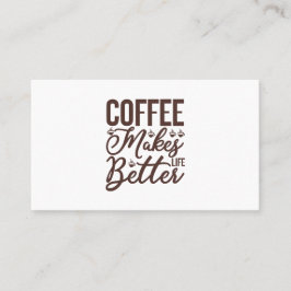 コーヒーで生活が良くなる 名刺