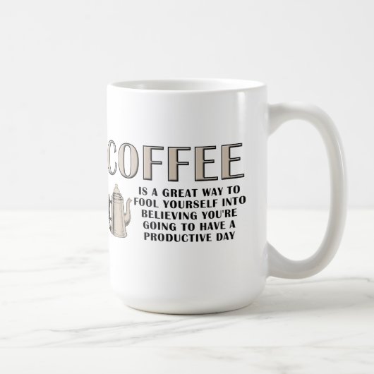 コーヒーで生産性アップ マグカップ (右)