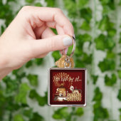 コーヒーで私がありました キーホルダー (手)