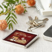 コーヒーで私がありました キーホルダー (側面)