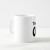 コーヒーで私がありました コーヒーマグカップ (正面左)