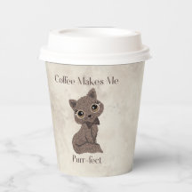 コーヒーで私はいつもピュアな気持ち-Coffee Beans-可愛い猫